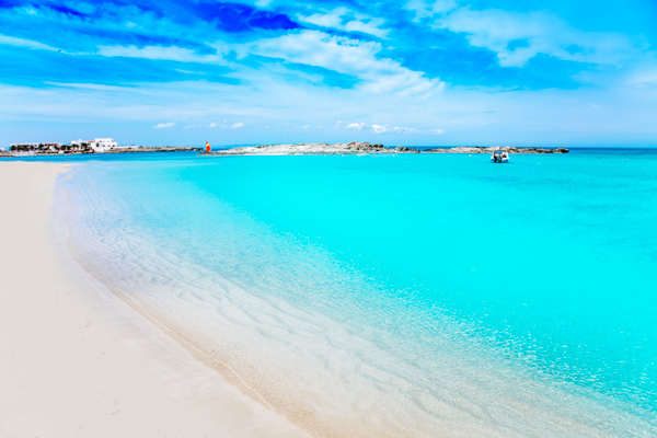 Strand von Formentera - Familienurlaub auf den Balearen