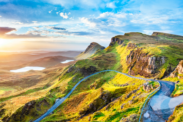 Landschaft in Schottland - Motorradreisen