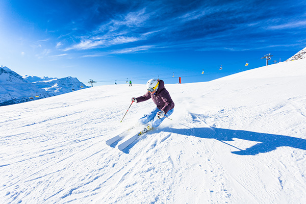 Skifahren in den Dolomiten - Weihnachten im Schnee
