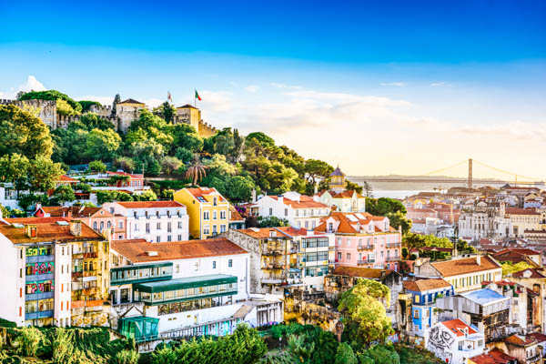 Skyline von Lissabon