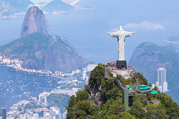 Blick über Rio de Janeiro