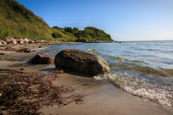 Strand in der Nähe von Thiessow auf Rügen